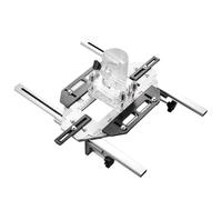 HUIOP Wood Door Grooving Positioner Woodworking Hole Drilling Guide Locator Multifunctional Hinge Holes Punching Locator Hinge Punching Jig Cupboard Hinges Auxiliary Board