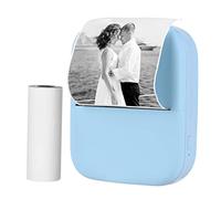 HUIOP X1 Portable Mini Pocket Printer 80mm BT Wireless Thermal Photo Printer 300dpi Picture Memo Notes Lists Journal Receipt Paper Printer Sticker Inkless Printing, Mini Printer