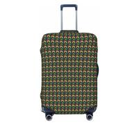 HUIopq Alien Planet Print Elastic Suitcase Cover Travel Luggage Protective Sleeve Family Vacation Accessory