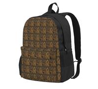 HUIopq Ancient Egyptian Hieroglyph Print Large Capacity Unisex Backpack Travel Daypack For Commuting Work Outdoor Adventure
