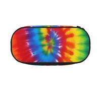 HUIopq Dye Hippies Print Large Capacity Pencil Bag Versatile Pen Case School Office Makeup Travel Accessory