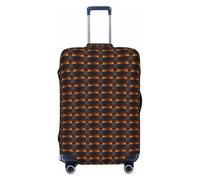 HUIopq Electric Guitar Print Elastic Suitcase Cover Travel Luggage Protective Sleeve Family Vacation Accessory