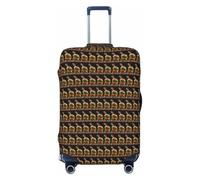 HUIopq Food Print Print Elastic Suitcase Cover Travel Luggage Protective Sleeve Family Vacation Accessory
