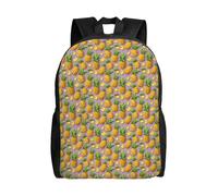 HUIopq Fresh Pineapple Print Backpack Men Women Stylish Large Capacity Travel Work Hiking Business Trip Camping