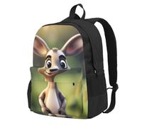 HUIopq Funny Cartoon Kangaroo Zoo (1) Print Large Capacity Travel Bag Water-Resistant Camping Commuting Outdoor Adventure