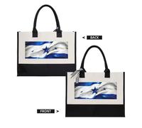 HUIopq Honduras Flag Print Tote Bag Eco-Friendly Large Capacity For Beach Travel Office Canvas Present Bags