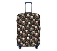 HUIopq Naughty Sloth Baby Print Elastic Suitcase Cover Travel Luggage Protective Sleeve Family Vacation Accessory