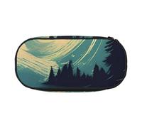 HUIopq Not All Who Wander are Lost 1 Print Large Capacity Pencil Bag Versatile Pen Case School Office Makeup Travel Accessory