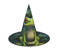 HUIopq Peace Frog Tree Print Carnival Adults Hat Cosplay Costume Festive Headwear Season Accessory Home Decor