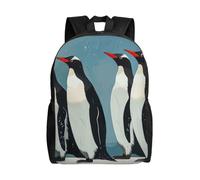 HUIopq Penguin Print Backpack Men Women Stylish Large Capacity Travel Work Hiking Business Trip Camping