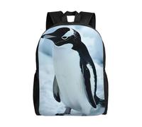 HUIopq Penguin Print Backpack Men Women Stylish Large Capacity Travel Work Hiking Business Trip Camping