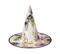 HUIopq Runner Bull Skull Print Carnival Adults Hat Cosplay Costume Festive Headwear Season Accessory Home Decor