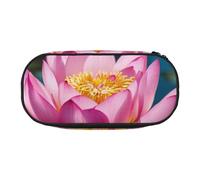 HUIopq Spirit of The Lotus Print Large Capacity Pencil Bag Versatile Pen Case School Office Makeup Travel Accessory