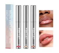 Huipalon 3 Pcs Lip Stain Peel Off Highly Pigmented Peel Off Lip Liner Tattoo Long Lasting Peel Off Lip Stain Waterproof Lip Liner Set (Rose Pink, Neutral Mauve, Brown)