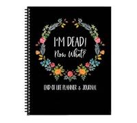 Huipalon End of Life Planner I’m Dead Now What Planner Guided Final Wishes Spiral Bound Notebook Will Preparation Life Information Organiser for Funeral & Estate Planning Arrangements (11" x 8.5")