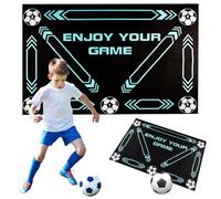 Huipalon Football Training Mat, 90x60cm Soccer Training Mat Football Mat for Training Football Skills, Diatom Mud Football Mastery Mat Practice Mat for Kids Boys Teenagers