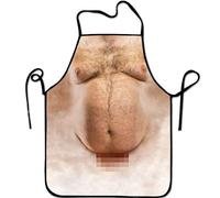 Huipalon Funny Aprons for Men Waterproof Apron Big Belly Cooking Apron Oil Proof Kitchen Apron Novel Gifts for Men Personalised Apron for Home Outdoor Barbecue Pubs - Men Who Can Cook Are the Sexiest