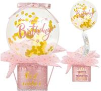 Huipalon Money Balloon Surprise Set Birthday Money Pull Box Surprise Gift Box Funny Cash Gift Birthday Money Box Cash Gift Pull Money Gifts Friends Kids Family Girlfriend Birthday Gifts