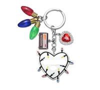 Huipalon Stranger Keychain Friendship Gifts Keyring Classic Dont Lie Keychain with 3 Pendants Stranger Gifts for Friends