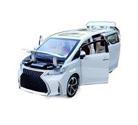 HUIPENPP Alloy Die-casting Car Model 1:24 For Lexus LM300H MPV Collection Decoration(White)