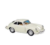 HUIPENPP Alloy Diecast Metal Car Model Scale 1:24 For Porsche 356B 1961 Collection Decoration(White)