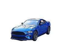 HUIPENPP Decoration Alloy Car Die Cast Car Model 1:34 For Ford Mustang 2018(Blue)
