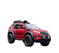 HUIPENPP Decoration Alloy Car Model 1:24 For Toyota Prado(Red)