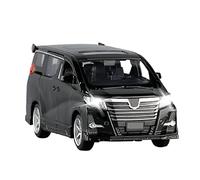 HUIPENPP Decoration Alloy Car Model 4 Open The Door 1:32 For Toyota Alphard(Black)
