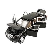 HUIPENPP Decoration Alloy Car Model 6 Doors Open DieCast Vehicles 1:24 For Maybach S600(Black)