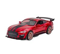 HUIPENPP Decoration Alloy Car Model Die Cast Car 1:32 For Ford Mustang Shelby GT500(Red)