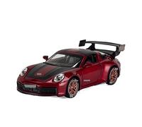HUIPENPP Decoration Alloy Car Model Die Cast Model 1:32 For Porsche 911 Targa 4S(Red)