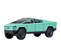 HUIPENPP Decoration Alloy Car Model Diecast Metal Vehicle 1:24 For Tesla Cybertruck(Green)