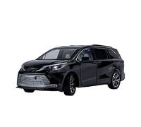 HUIPENPP Decoration Alloy Car Model Diecast Metal Vehicles 1:24 For Toyota Sienna(Black)