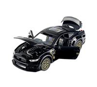 HUIPENPP Decoration Alloy Car Model Diecast Metal Vehicles 1:32 For Ford Mustang Shelby GT500(Black)