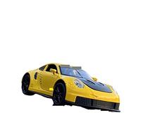 HUIPENPP Decoration Alloy Car Model Diecast Vehicles Metal Model 1:32 For Porsche 911 RSR(Yellow)