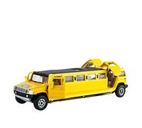 HUIPENPP Decoration Alloy Car Model Door Opening Metal Model 1:32 For Hummer(Yellow)