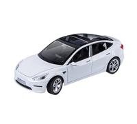 HUIPENPP Decoration Alloy Car Model Metal Diecast Vehicles Scale 1:24 For Tesla Model 3(White)