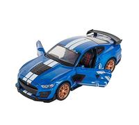 HUIPENPP Decoration Diecast Car Model 1:32 For Ford Mustang GT500(Blue)