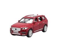 HUIPENPP Decoration Diecast Car Model Openable Doors 1:32 For Volvo XC90(Red)