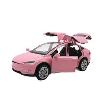 HUIPENPP Decoration Diecast Metal Alloy Model Car Scale 1:32 For Tesla Model X(Pink)