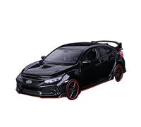 HUIPENPP Decoration Diecast Vehicles Metal Car Model 1:32 For CIVIC TYPE-R(Black)