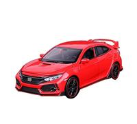 HUIPENPP Decoration Diecast Vehicles Metal Car Model 1:32 For CIVIC TYPE-R(Red)