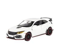 HUIPENPP Decoration Diecasts Metal Car Model Scale 1:32 For CIVIC TYPE-R(White)