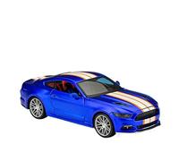 HUIPENPP Decoration Static Die-cast Car Model Alloy Car 1:24 For Ford Mustang 2015(Blue)