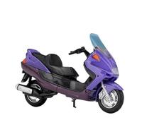 HUIPENPP Desktop Decoration Alloy Diecast Metal Motorcycle Model Scale 1:18 For YAMAHA Vino YJ50R 1999 Collection Display(Purple)