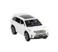 HUIPENPP Diecast Metal Alloy Model Car Scale 1:32 For Toyota Highlander Collection Decoration(White)