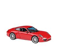 HUIPENPP for desktop decoration Alloy Car Model Diecast Metal Car Model 1:24 For Porsche 911 Carrera S Coupe Collectible Ornaments(Red)