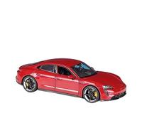 HUIPENPP for desktop decoration Alloy Die Casting Model Scale 1:24 For Porsche Taycan Turbo S Collection Car(Red)