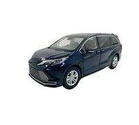 HUIPENPP for desktop decoration Die-casting Alloy Car Model Ornaments 1:18 For Toyota Sienna Collectible Ornaments(Black)