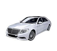 HUIPENPP for desktop decoration Diecast Metal Alloy Model Scale 1:24 For Benz S-Class Classical Collection Car(White)